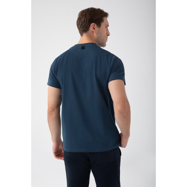 Granatowy T-shirt męski TW BASIC TSHIRT 182 M NAVY