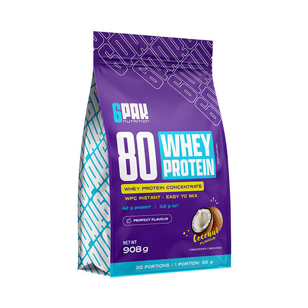 Odżywka białkowa 6PAK Nutrition 80 Whey Protein 908g