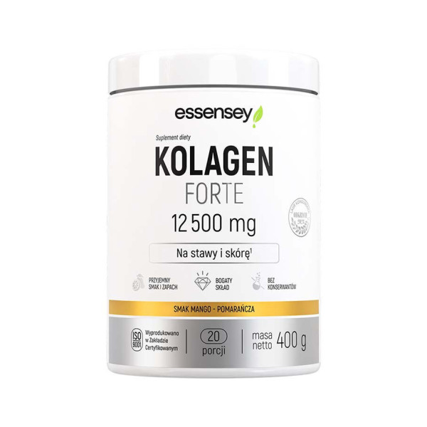 Essensey Kolagen Forte [mango-pomarańcza] 12500mg Premium Complex - 400g