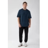 Granatowy T-shirt męski TW BASIC TSHIRT OVERSIZE 181 M NAVY