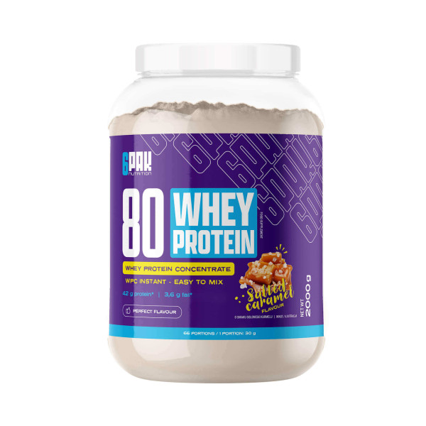 6PAK Nutrition 80 Whey Protein WPC - 2000g