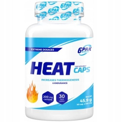 Spalacz tłuszczu 6PAK Nutrition Heat Caps - 90 kaps.