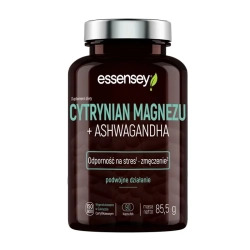 Essensey Cytrynian Magnezu + Ashwagandha - 90 kaps.