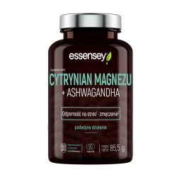 Essensey Cytrynian Magnezu + Ashwagandha - 90 kaps.