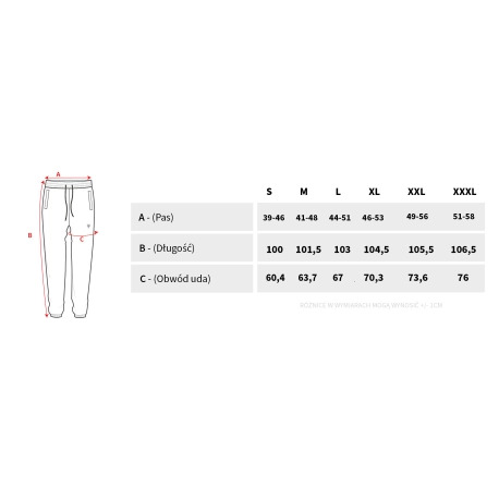 Granatowe spodnie dresowe męskie TW BASIC PANTS 181 M NAVY