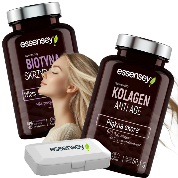 Zestaw na włosy, skórę i paznokcie