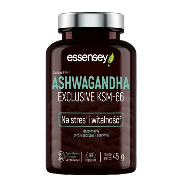 Essensey Ashwagandha Exclusive KSM-66 - 90 kaps.