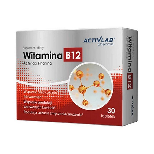 Activlab Pharma Witamina B12 100 μg - 30 kaps.