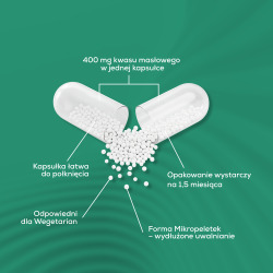Trec Maślan Sodu Sodium Butyrate 500 - 90kaps.