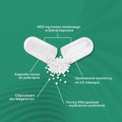 Trec Maślan Sodu Sodium Butyrate 500 - 90kaps.