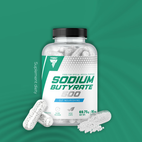 Trec Maślan Sodu Sodium Butyrate 500 - 90kaps.