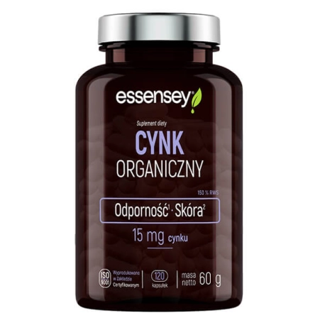 Essensey Cynk Organiczny - 120 kaps.