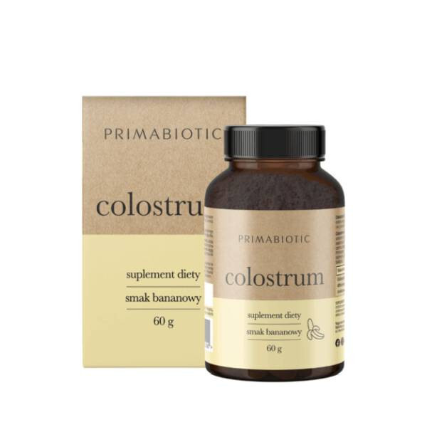 Primabiotic Colostrum o smaku bananowym - Kolostrum - 60g