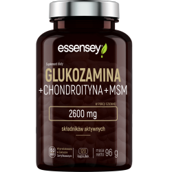 Essensey Glukozamina + Chondroityna + MSM - 120 kaps.