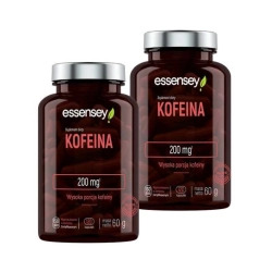 Essensey Kofeina 200mg + ekstrakt z grapefruita skupienie i energia