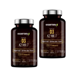 Essensey Witamina D3 K2 MK-7 Odporność, Zdrowe zęby i kości