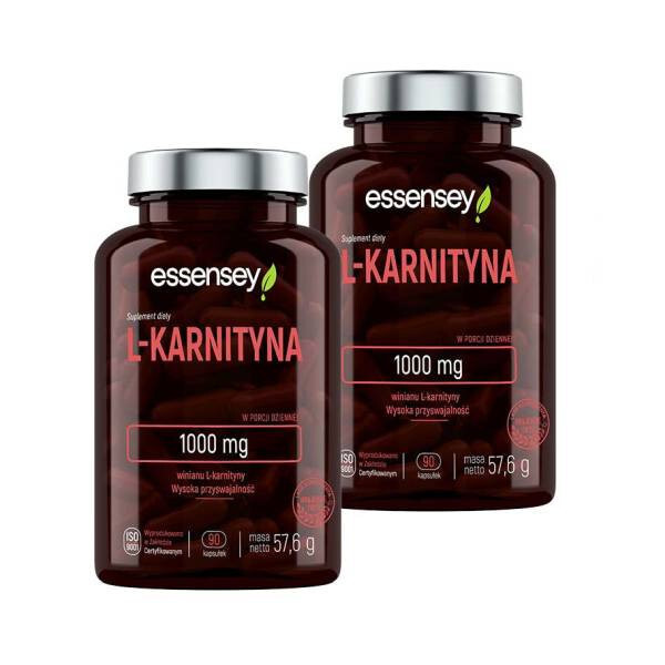 Essensey L-karnityna na redukcję 2 x 90 kaps.