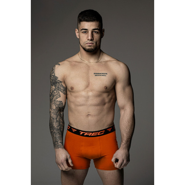 Trec Wear Boxer Shorts 190 Black-Orange - 2pak bokserek męskich