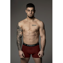Trec Wear Boxer Shorts 190 Grey-Burgundy - 2pak bokserek męskich