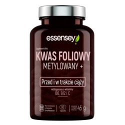 Essensey Kwas Foliowy Metylowany + - 90 kaps.