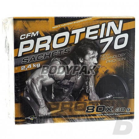 Vitalmax CFM Whey Protein 70 2,4kg - saszetki (80x30g)  