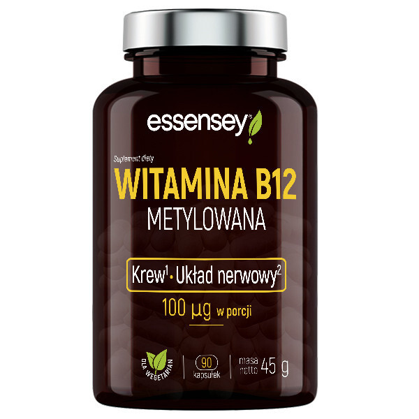 Essensey Witamina B12 Metylowana - 90 kaps.