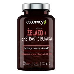Essensey Żelazo + Ekstrakt z Buraka - 90 kaps.