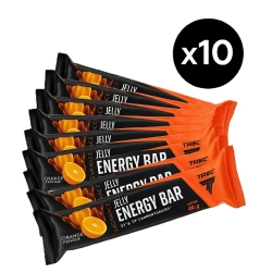10 x Trec Jelly Energy Bar Orange - 40g