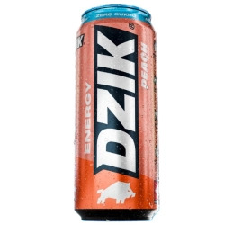 DZIK ENERGY PEACH - 500ml