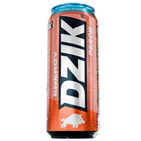 DZIK ENERGY PEACH - 500ml