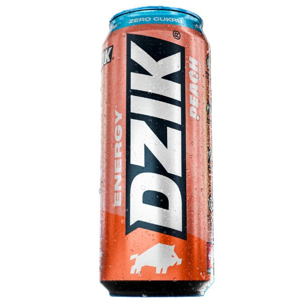 DZIK ENERGY PEACH - 500ml
