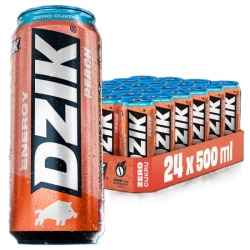 DZIK ENERGY PEACH - 24 x 500ml