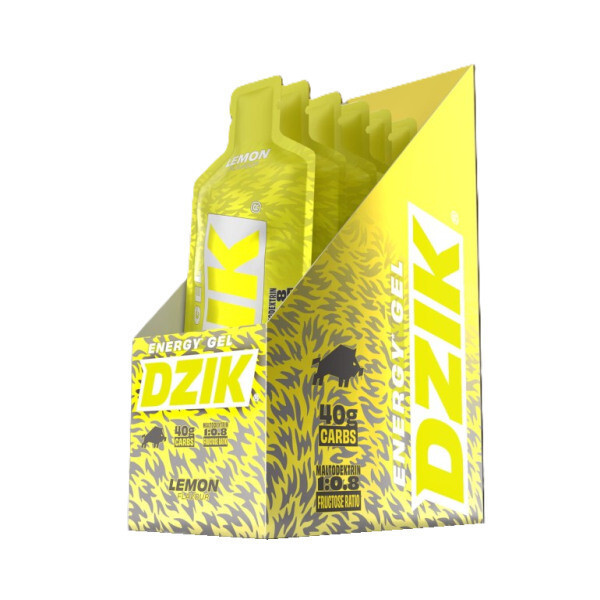 DZIK Żel Energetyczny - 6 x 66g Lemon