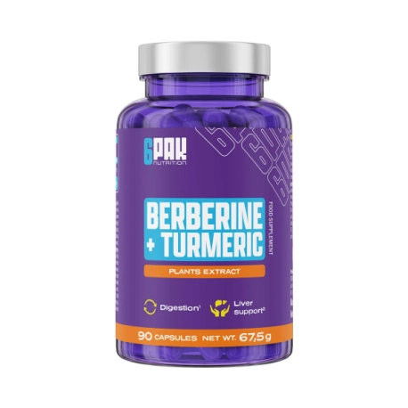6PAK Nutrition Effective Line Berberine + Turmeric - 90 kaps.