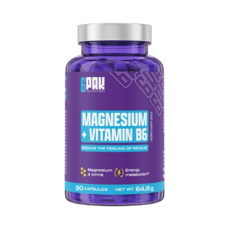 6PAK Nutrition Effective Line Magnesium + Vitamin B6 - 90 kaps.