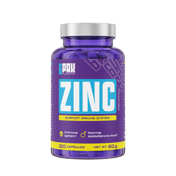 6PAK Nutrition Zinc - 120 kaps.