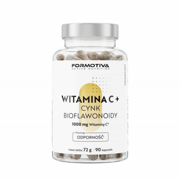 Formotiva Witamina C + Cynk, Bioflawonoidy - 90 kaps.