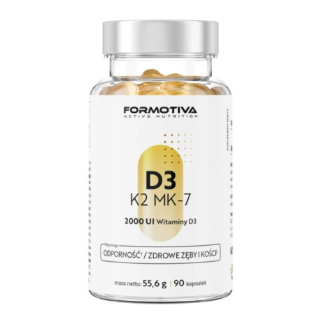Formotiva Witamina D3 K2 MK-7 - 90 kaps.