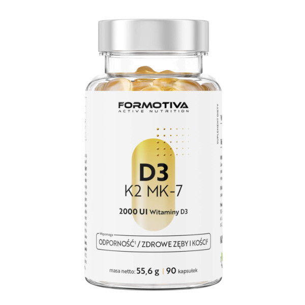 Formotiva Witamina D3 K2 MK-7 - 90 kaps.