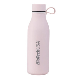 BioTech USA Stainless Steel Bottle - Pink - 500ml
