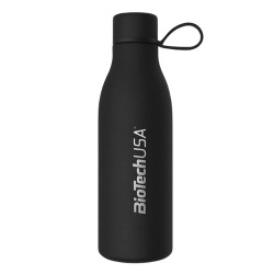 BioTech USA Stainless Steel Bottle - Black - 500ml