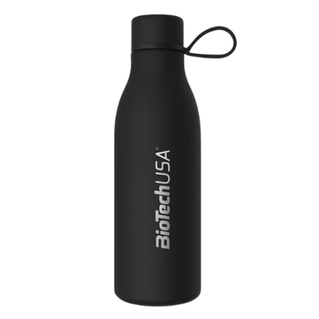 BioTech USA Stainless Steel Bottle - Black - 500ml