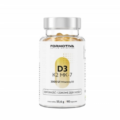 Formotiva Witamina D3 K2 MK-7 - 90 kaps.