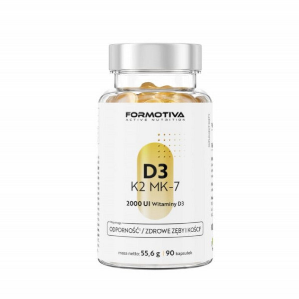 Formotiva Witamina D3 K2 MK-7 - 90 kaps.