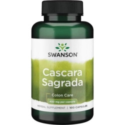 Swanson Cascara Sagrada 450 mg - 100 kaps.