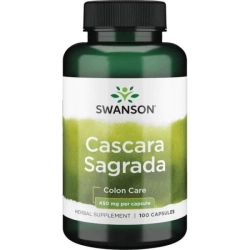 Swanson Cascara Sagrada 450 mg - 100 kaps.