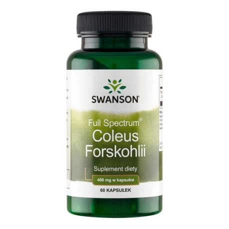 Swanson Full Spectrum Coleus Forskohlii 400mg - 60 kaps.