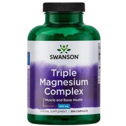 Swanson Triple Magnesium Complex 400mg - 300 kaps.