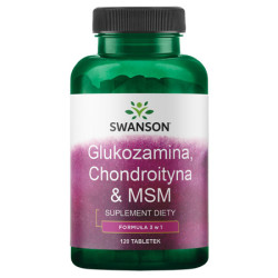 Swanson Glucosamine, Chondroitin & MSM - 120 tabl.