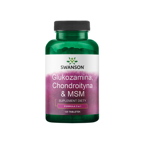 Swanson Glucosamine, Chondroitin & MSM - 120 tabl.